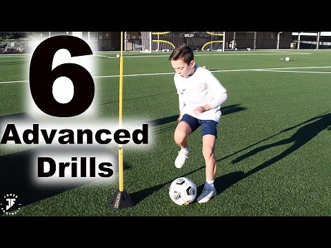 6 ADVANCED Football Training Drills | Improve 1st touch, passing, awareness & skills | JonerFootball