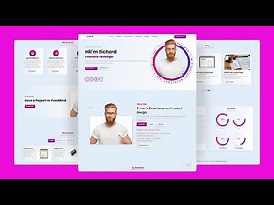 Build a Portfolio Website using | HTML CSS & JS | Tutorial | Complete Responsive Portfolio html css