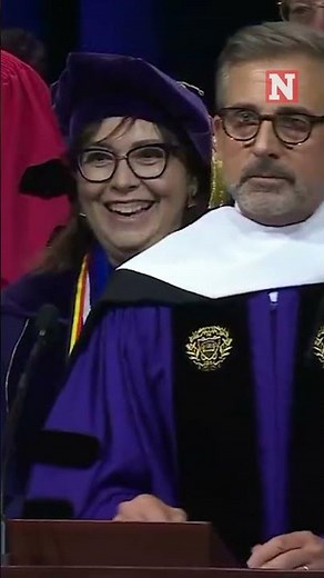 Steve Carell Dances At Commencement Speech At Northwestern University