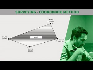 FE Exam Review - FE Civil - Surveying - Area by Coordinate Method