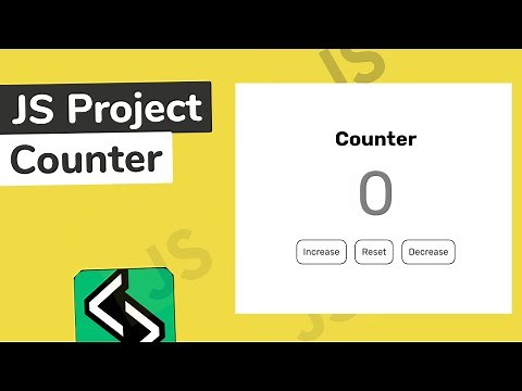 JavaScript Project: Counter