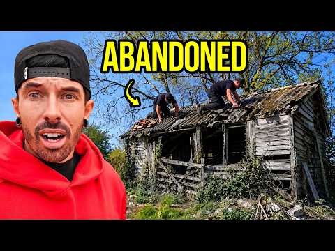 WE REBUILT MAT ARMSTRONG'S 100 YEAR OLD ABANDONED BARN | 30 MINUTE TIMELAPSE