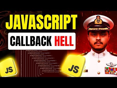 Callback Hell in JavaScript | Async Programming Tutorial | Javascript Full Course #18