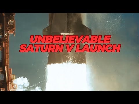 Unbelievable SATURN V Launch with Sound [HD]