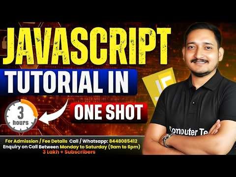 Complete JavaScript in One Shot | JavaScript Tutorial in Just 3 Hours | Computer Tech Academy