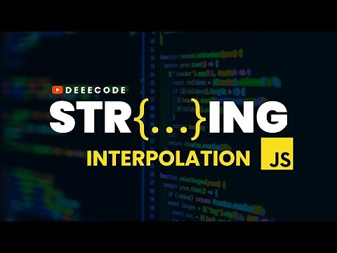 String Interpolation in JavaScript, Simplified