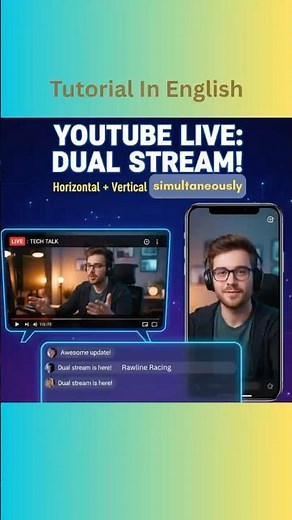 Dual Stream | YouTube Live Stream Update Tutorial In English