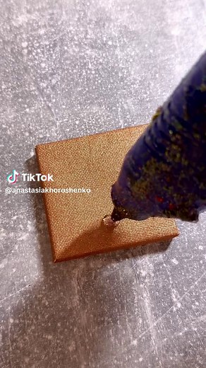 DIY Leopard Print Canvas Art