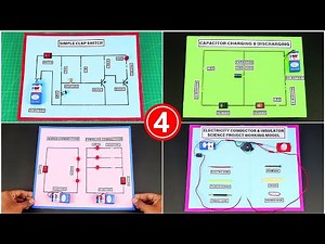 TOP 4 Easy Electrical & Electronic Circuit Projects for Beginners|DIY Science Project Working Models