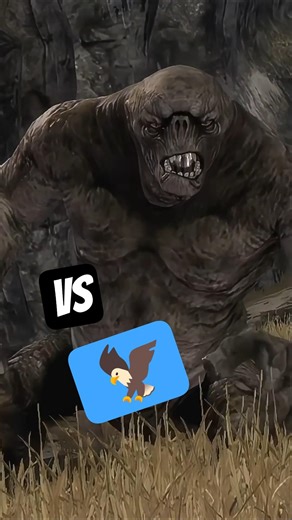 Cave Troll VS Eagle -- Lord of the Rings
