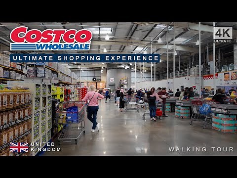 Costco Wholesale Walking Tour 4K | Ultimate Shopping Experience! | UK 🇬🇧