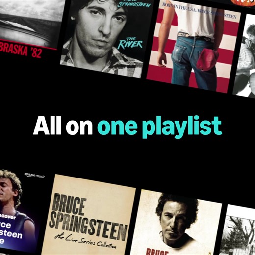 The ultimate Bruce Springsteen playlist has arrived! Iconic hits, live recordings, and deep cuts all in one place. Listen free on Amazon Music. | Bruce Springsteen