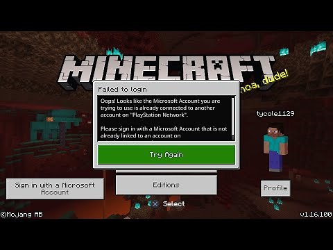 Minecraft BEDROCK EDITION - WORK AROUND!! - ERROR with connecting Microsoft Account (Oops! Error)
