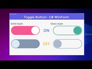 Toggle Button - WinForm C#