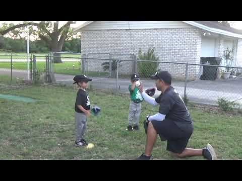 3-4 year old Catching Drill
