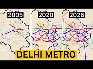 What Are All These Colourful Lines in Delhi Metro