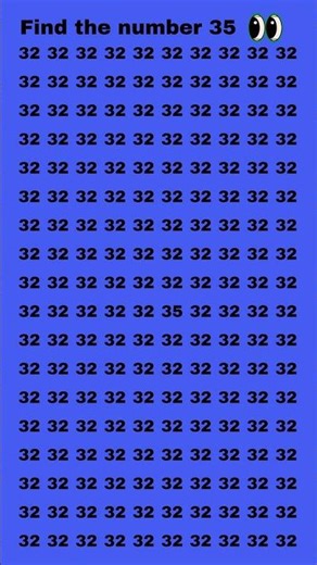 Find the number 35