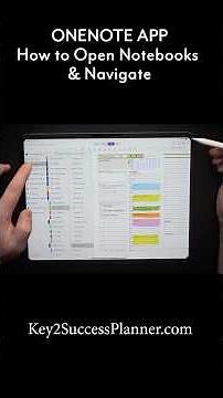 How to Open OneNote Notebooks & Navigate