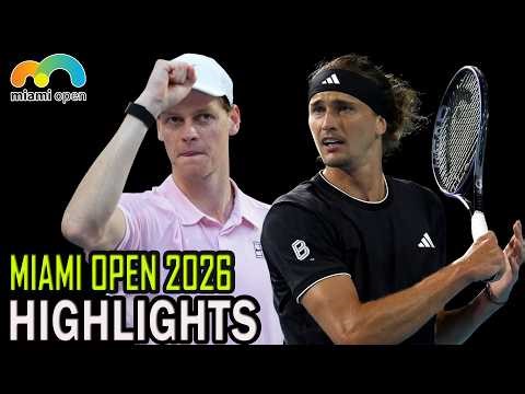 Alexander Zverev vs Jannik Sinner SF Round | Miami 2026
