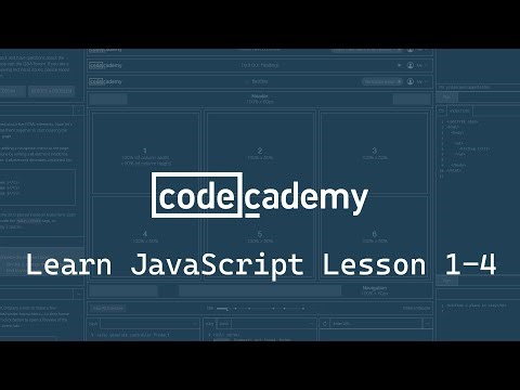 Codecademy: Learn JavaScript: Introduction: Exercises 1-4