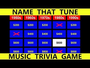 Name That Tune Music Trivia Game #2