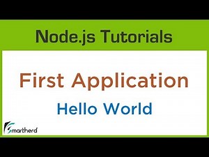 Node.js Hello World Example. Create first application in Node #1.4