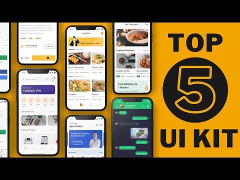Flutter Top 5 Complete App UI Kit