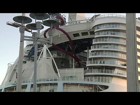 World's largest cruise ship docks at Port Canaveral