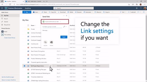 Create a shareable link