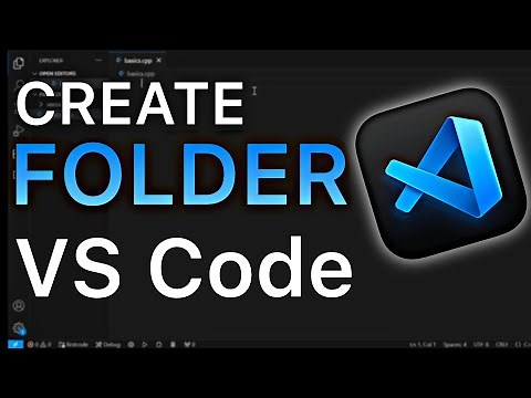 How to Create a folder in VS Code | run a code in vs code | create program file