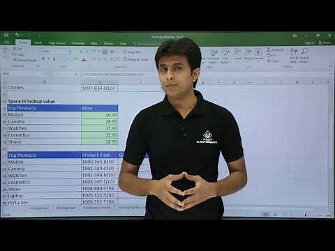 MS Excel - VLookup with Trim