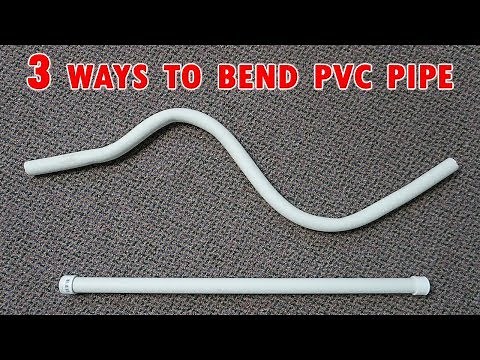 How to Bend PVC Pipe With No Tools
