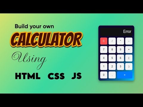 Build a Calculator Using HTML, CSS & JavaScript | Beginner Web Development Project