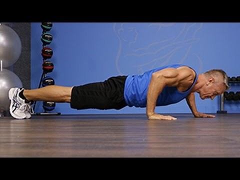 Alternating Staggered Push-Up