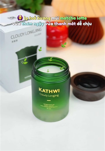 Sáp thơm phòng & ô tô mùi trà sữa matcha latte