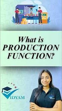WHAT IS PRODUCTION FUNCTION I CLASS 11 ECONOMICS CH 5 PRODUCTION FUNCTION I MICRO ECONOMICS