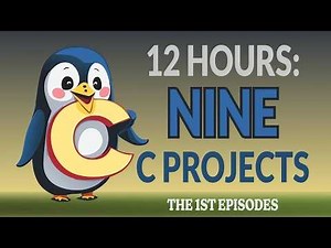 9 different C Projects: The 1st episodes 2023