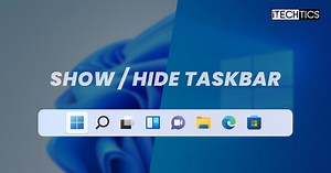 4 Ways To Hide And Show The Taskbar In Windows 11/10