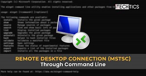 How To Start Remote Desktop Connection (mstsc) Using Command Line