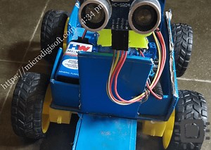 Arduino Obstacle-Avoiding Robot Car Using Ultrasonic Sensor