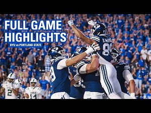 BYU vs Portland State || FULL GAME HIGHLIGHTS || BYU FOOTBALL