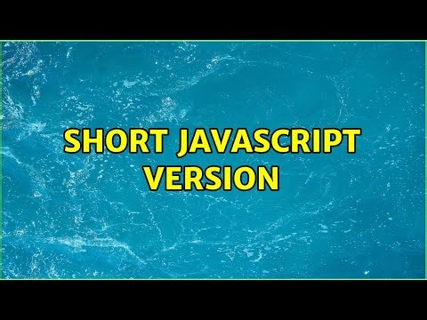 Short javascript version