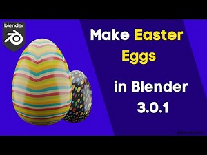Make an Easter egg in Blender 3.0.1!