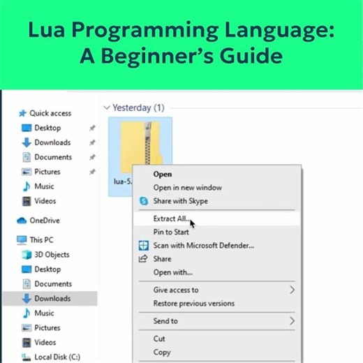 Lua Programming Language: A Beginner’s Guide #Lua #LuaLanguage #LuaProgramming