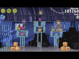 Angry Birds Rio Playground and Smugglers' Den All levels (Mighty Eagle any%)