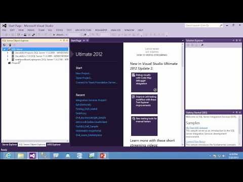 Using SQL Server Data Tools SSDT