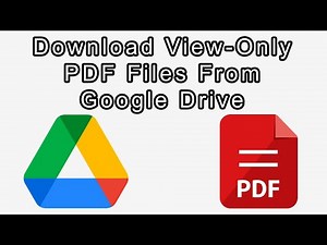 How to Download View Only PDF Files From Google Drive (2026)