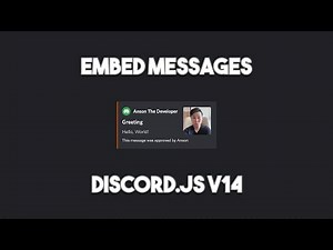 Discord Embed Messages - Discord.js v14