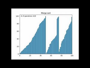 Sorting algorithms visualized with Python matplotlib (with code)