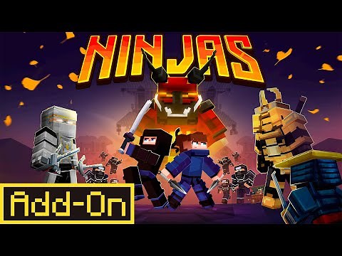 NINJAS ADDON Adds INSANE Tower Battles to Minecraft Bedrock Edition